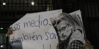 Protests against violence against Mexican journalists