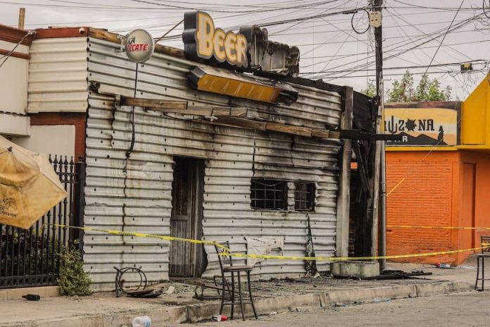 a burned out bar
