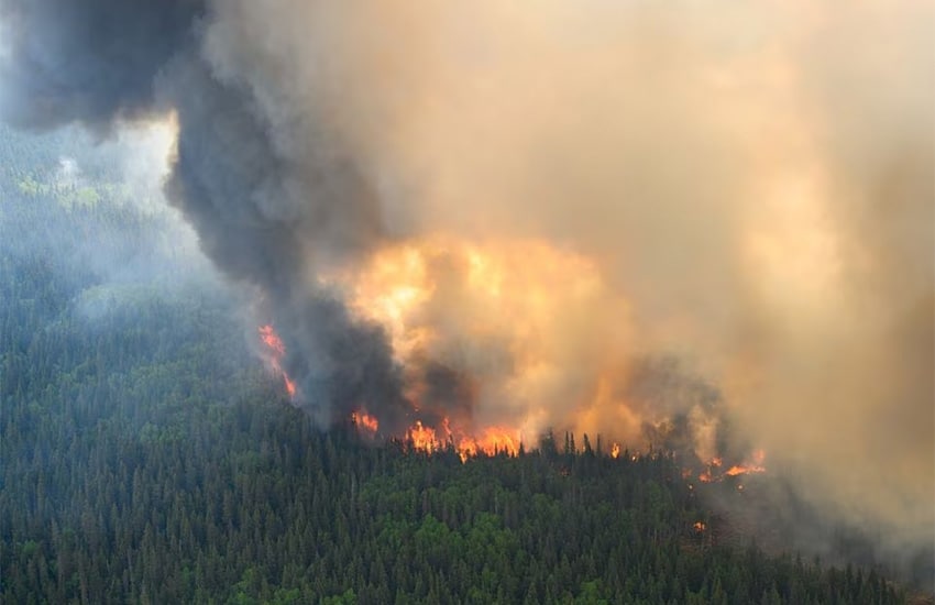 Fires in Quebec in June 2023