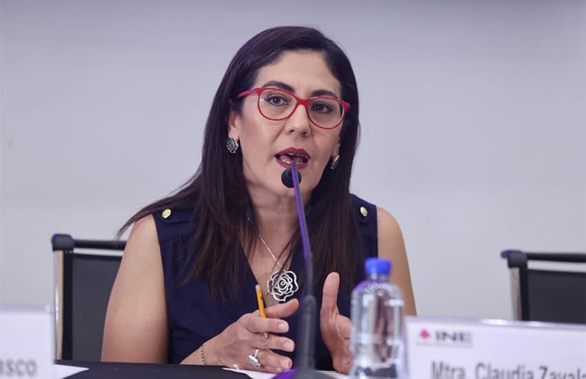 National Electoral Institute Complaints Commission head Claudia Zavala