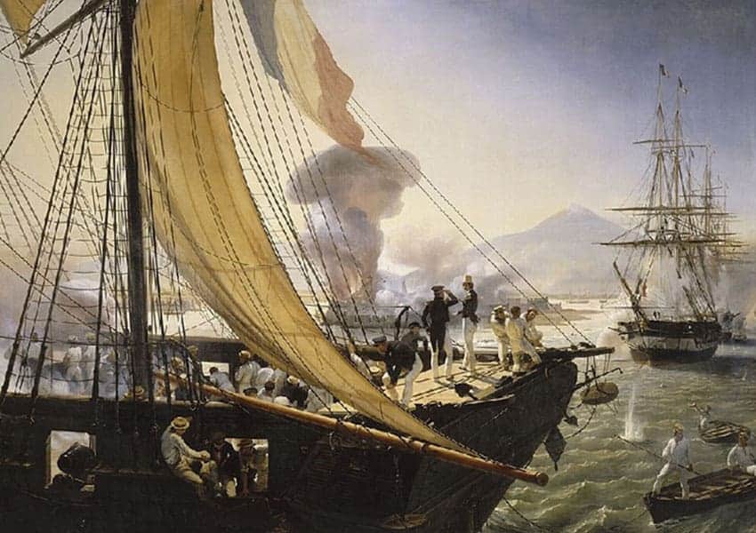 Épisode de l'expédition du Mexique en 1838, painting by Horace Vernet.