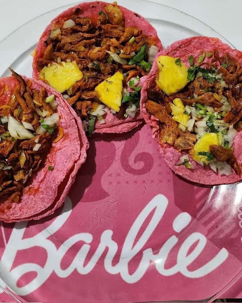 Pink tacos