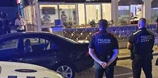 Spanish police in Madrid