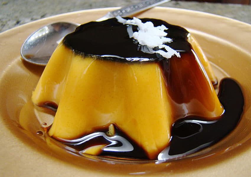 Coconut flan