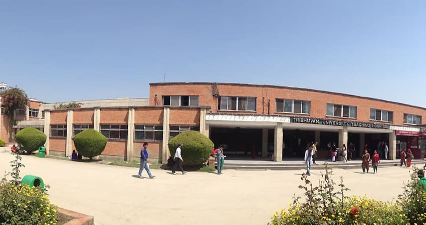 Tribhuvan University Teaching Hospital in Katmandu