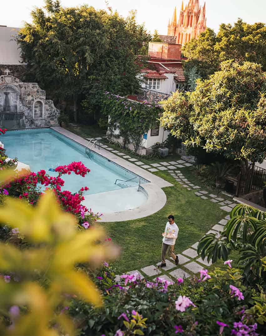 Hotel Casa de Sierra Nevada en San Miguel de Allende en México