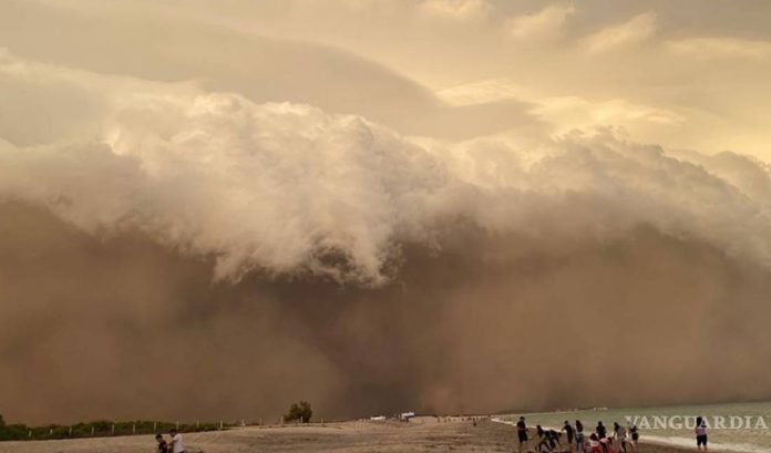 Sandstorm in Sonora Mexico