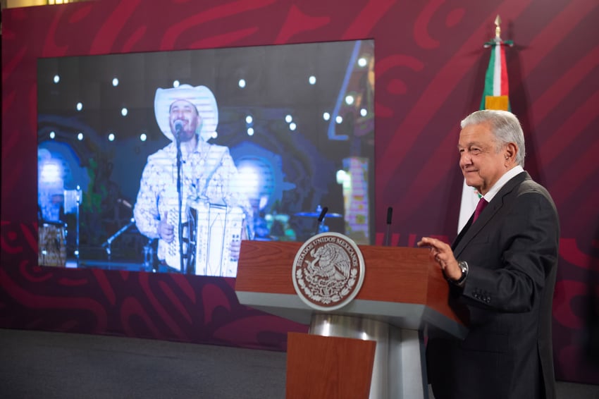 President López Obrador at press conference