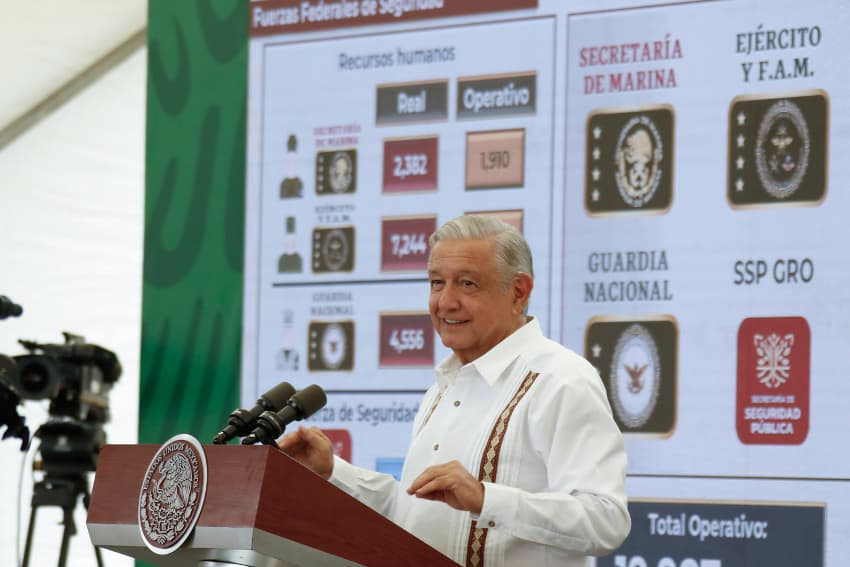 President López Obrador in Acapulco