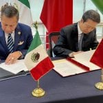 China-Mexico treaty signing