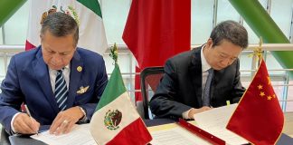 China-Mexico treaty signing