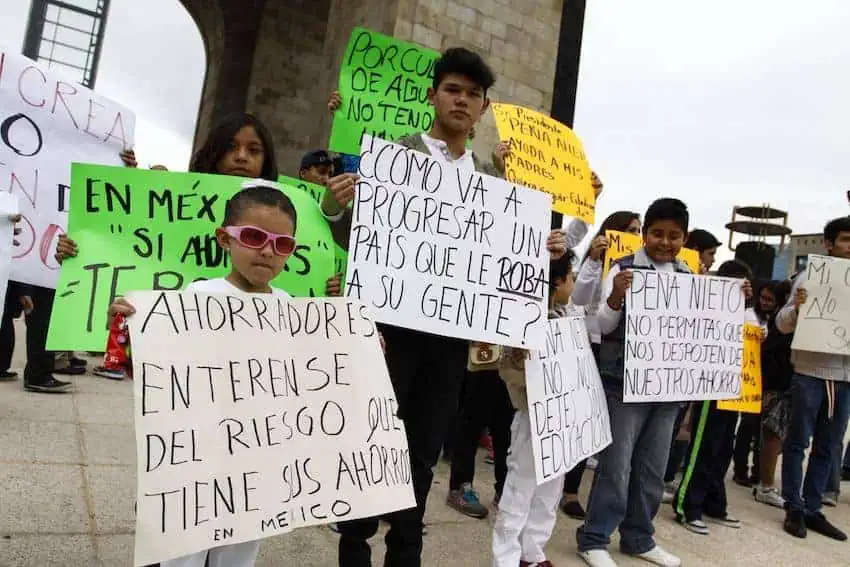 Protestas de Ficrea 2014