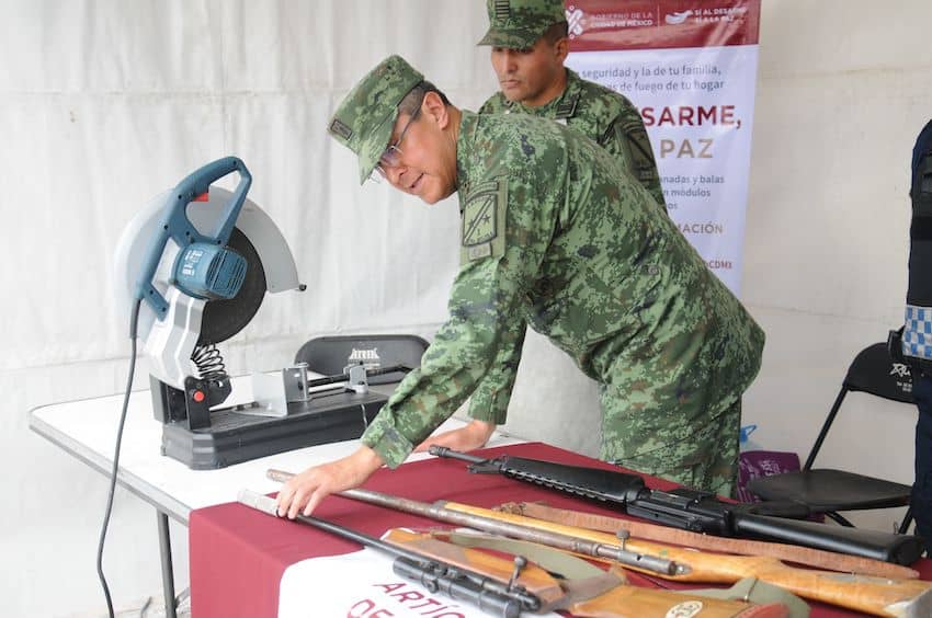 Mexican army gun amnesty