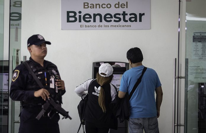 Banco del Bienestar ATM in Mexico
