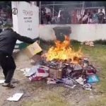 Tzotil book burning in Chiapas