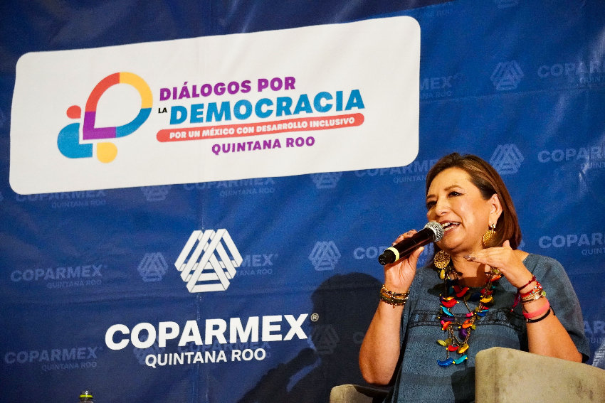 Xóchitl Gálvez at an event