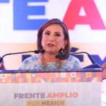 Xóchitl Gálvez at a forum