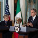 Alicia Bárcena and Antony Blinken