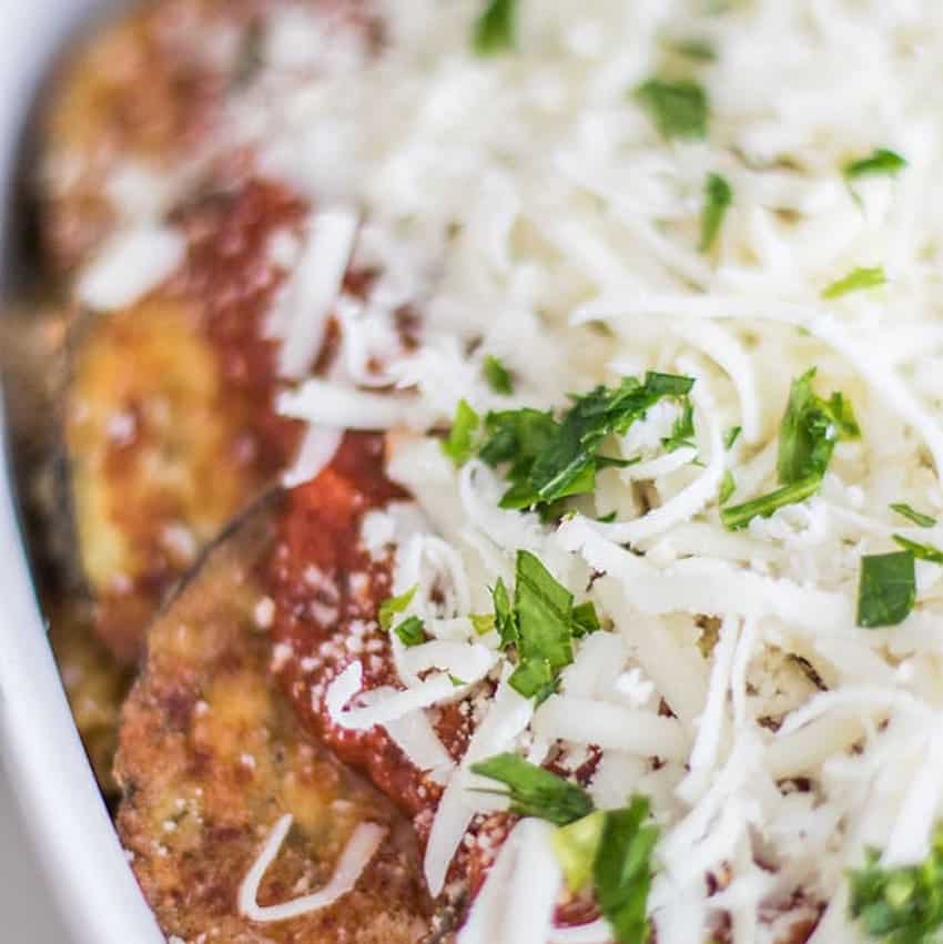 Chickpea eggplant bake