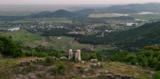 Apancalecan archaeological site in Guerrero, Mexico