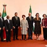 South African delegation in Mexico City