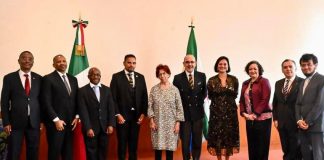 South African delegation in Mexico City