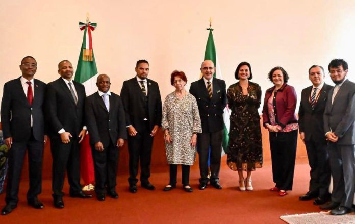 South African delegation in Mexico City