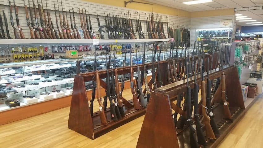 Pawn shop selling guns