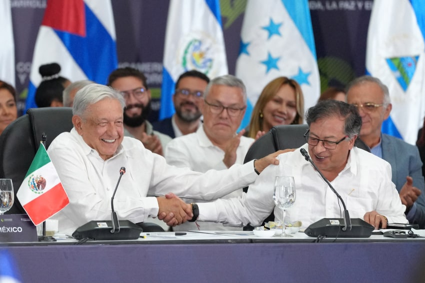 AMLO and Gustavo Petro