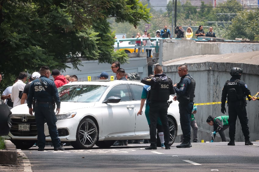 Crime scene in Mexico City