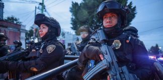 Police in Mexico City