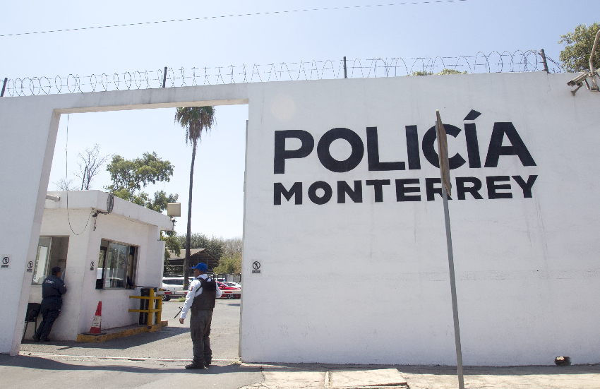 Police station in Monterrey, Nuevo León