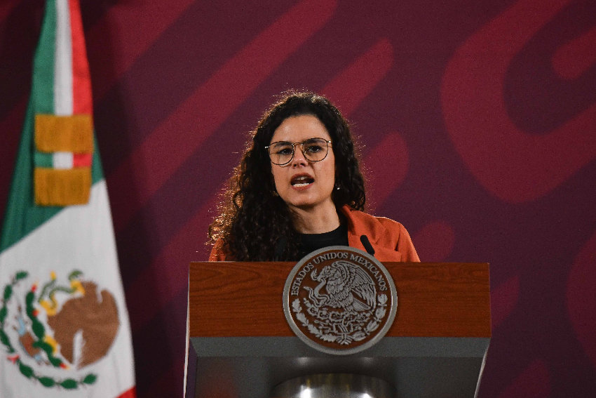 Interior Minister Luisa Alcalde