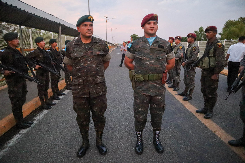 Mexican and Guatemalan security forces