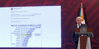 President López Obrador at the morning press conference