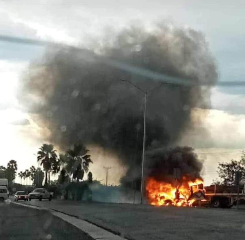 Roadblocks in Nuevo León