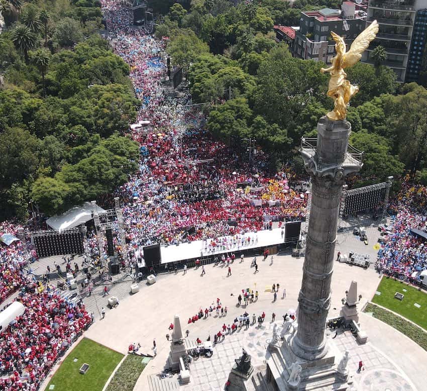 Gálvez Reforma rally