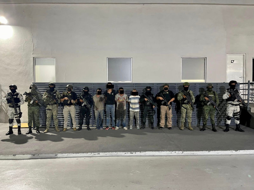 Lineup of suspects in Nuevo León