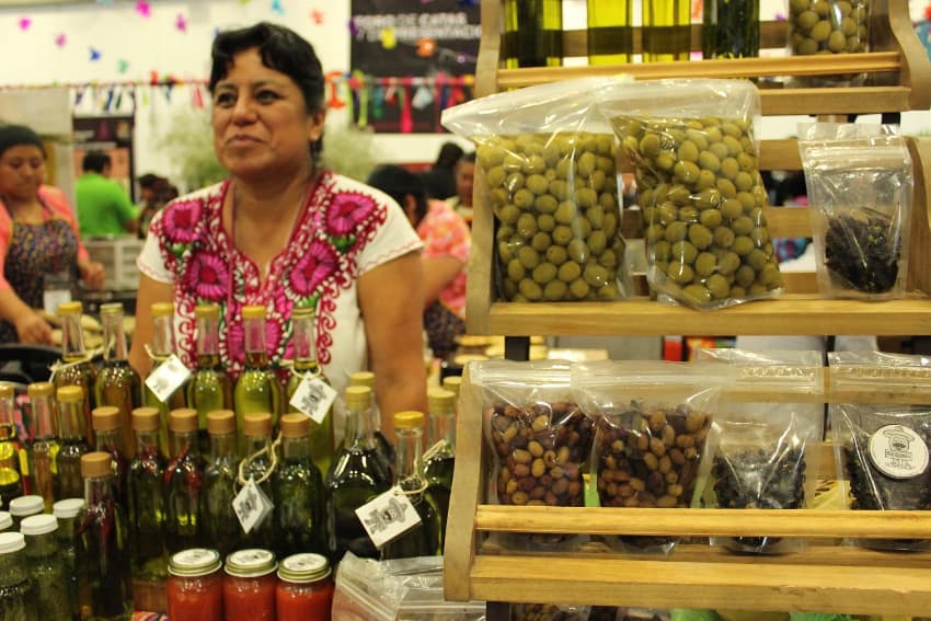 Vendor at the Gourmet Show