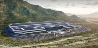 Tesla gigafactory rendering