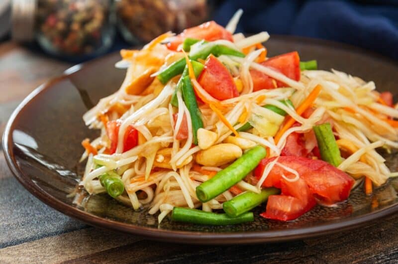 Thai green papaya salad