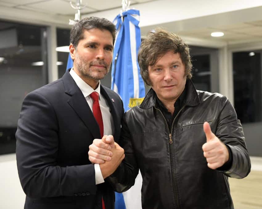 Eduardo Verástegui and Javier Millei