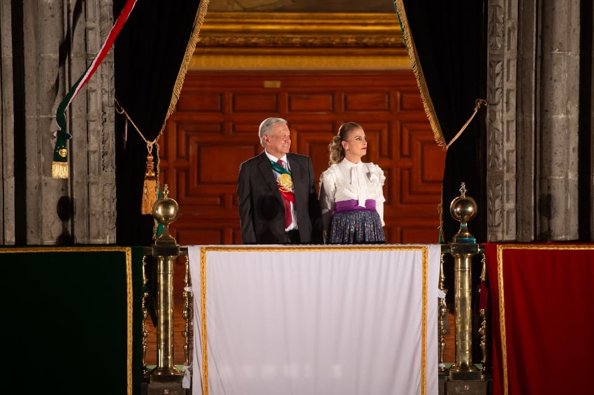 AMLO and Beatriz Gutiérrez