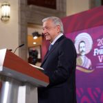 AMLO at the morning press conference