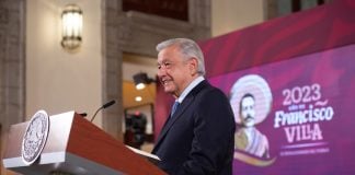 AMLO at the morning press conference