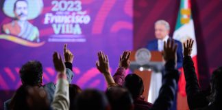 AMLO at the mañanera