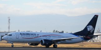 Aeroméxico plane