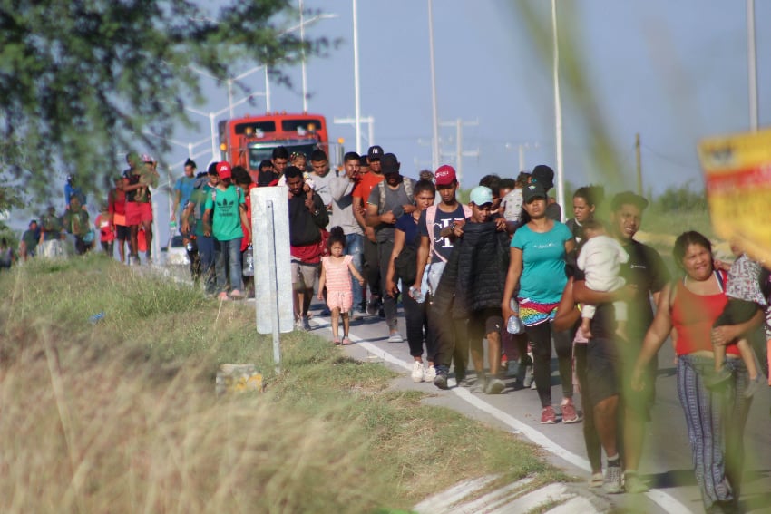 Migrantes en Coahuila