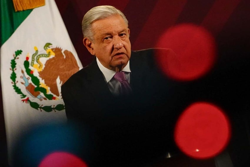 AMLO at the morning press conference