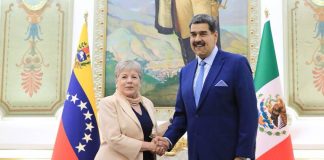 Alicia Bárcena and Nicolás Maduro
